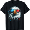 Cool Bald Eagle American Sunglasses Patriotic Man Funny