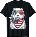 Prairie Dog Usa Flag Sunglasses Patriotic 4Th Of July