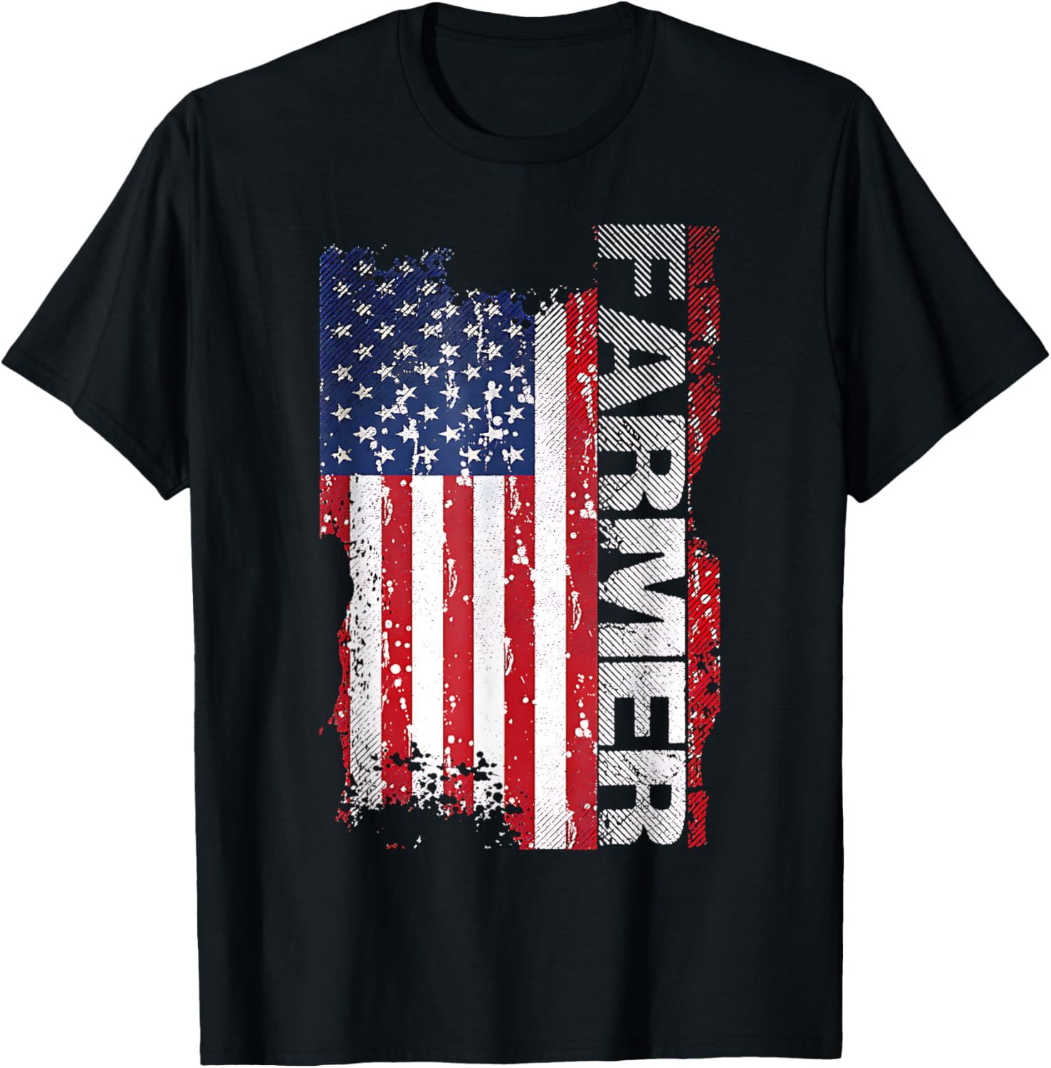 Usa Flag Farmer For 4Th Of July