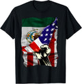 Half American Flag Mexican Roots Usa Flag Mexico Dna