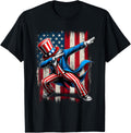Funny Patriotic Dab 4Th Of July Graphic For Men Kids
