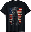 Patriotic Labrador American Flag 4Th Of July Black Lab Dog
