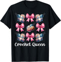 Crochet Queen Crocheting Crocheter Knitting Yarn Girl Mom