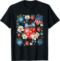 Boho 4Th Of July Strawberry American Flag Independence Day