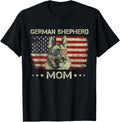 German Shepherd Mom Dog Lovers American Flag 4Th Of July