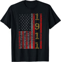 Cool Patriotic 1911 Usa Us Flag Birthday Gift Idea T Shirt