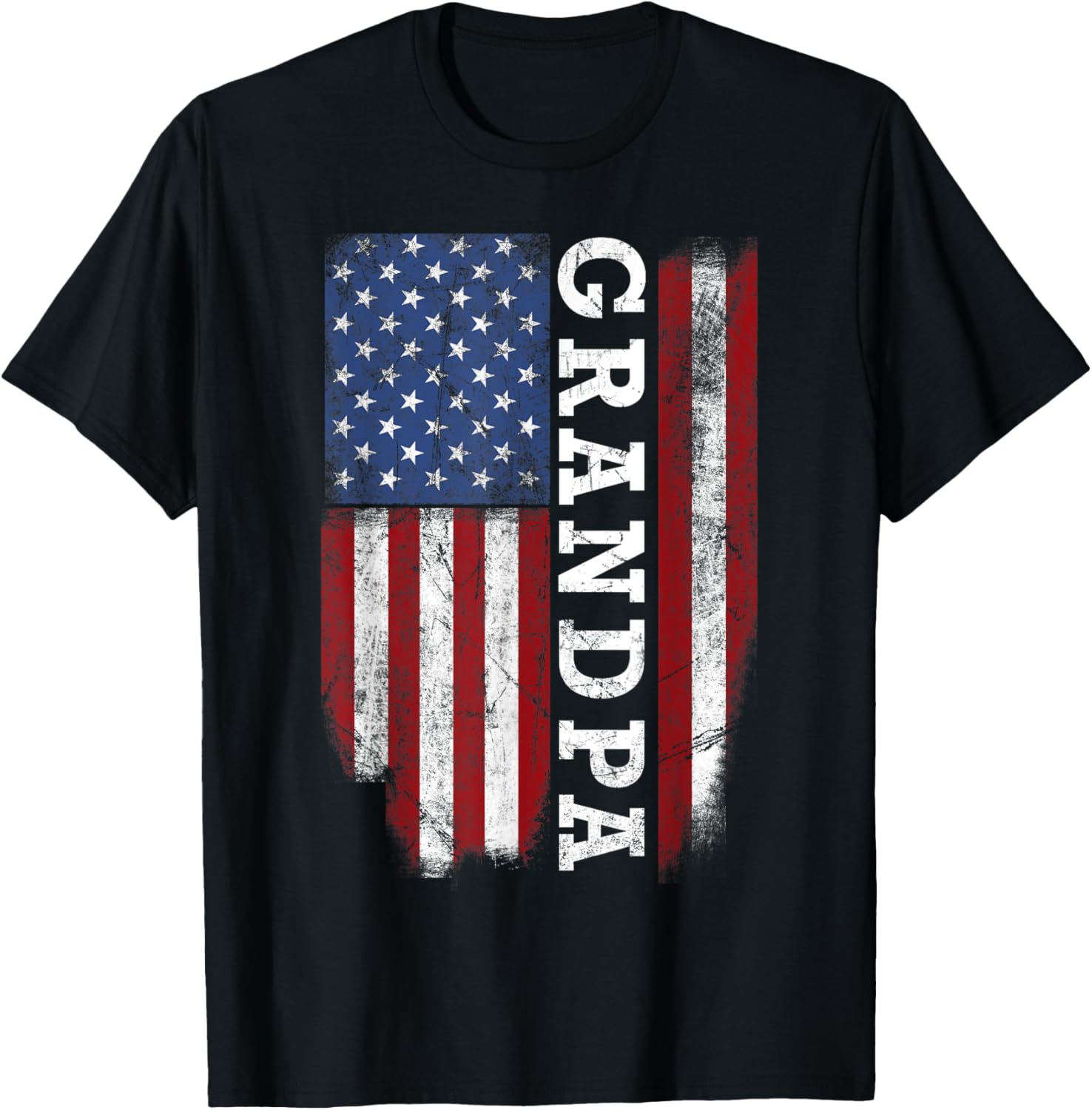 Grandpa Flag Shirt Usa American Flag For Proud Grandfather
