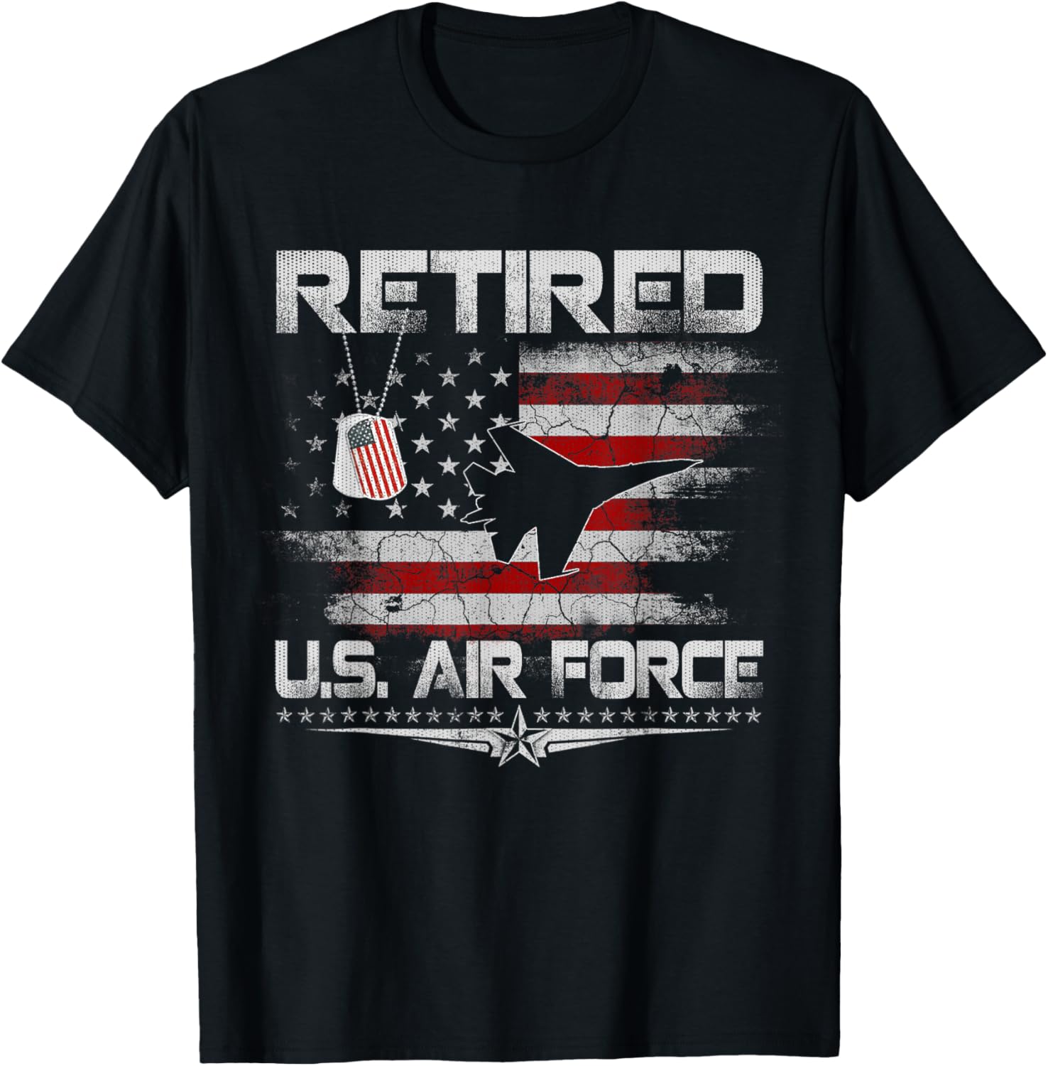 Retired Air Force Veteran Usa Flag Patriotic Veterans Day