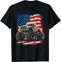 Monster Truck Usa Flag American