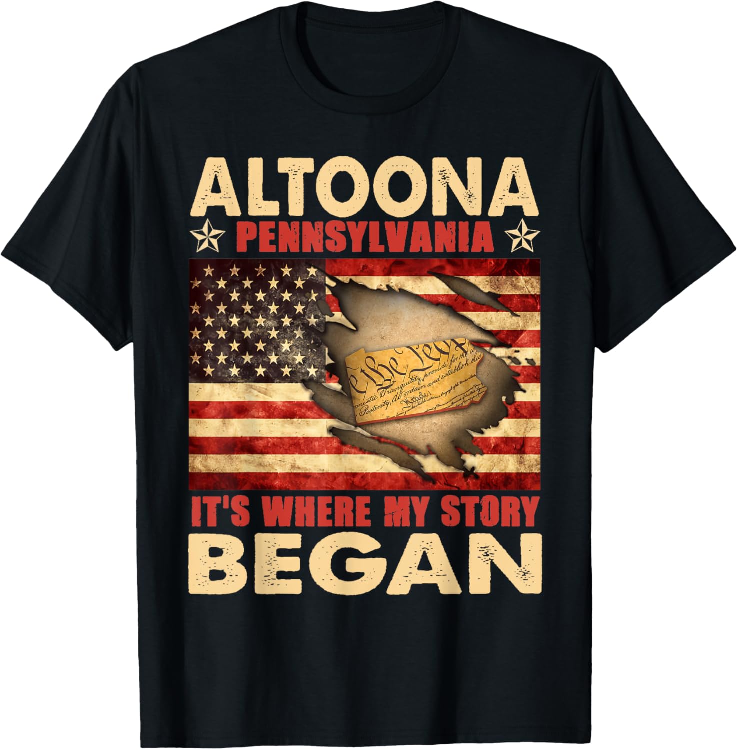 Altoona Pennsylvania Usa Flag Independence Day
