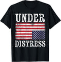 Upside Down American Flag Under Distress United States Usa