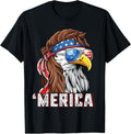 Merica Usa American Flag Patriotic 4Th Of July Bald Eagle