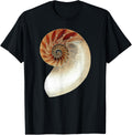 Nautilus Shell Fibonacci Spiral T Shirt Sacred Geometry