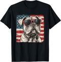 Usa Flag 4Th Of July Shirt Bulldog Men Women Kids