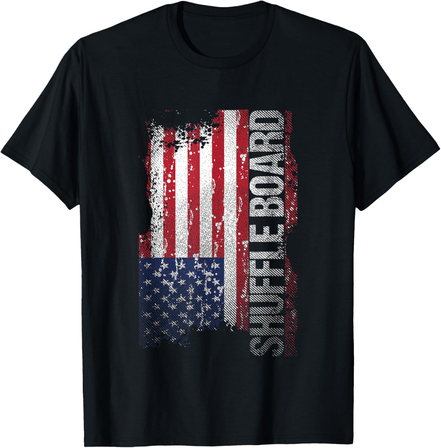 Usa Flag Shuffleboard T Shirt