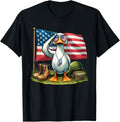 Salute Duck American Usa Flag Memorial Day 4Th Of July