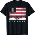 Long Island New York 4Th Of July American Flag Usa America