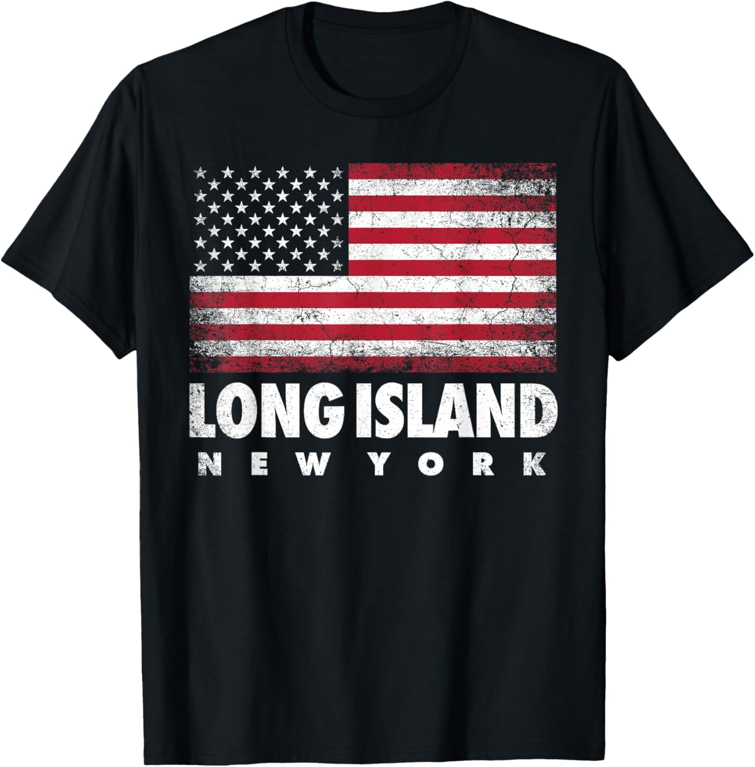 Long Island New York 4Th Of July American Flag Usa America