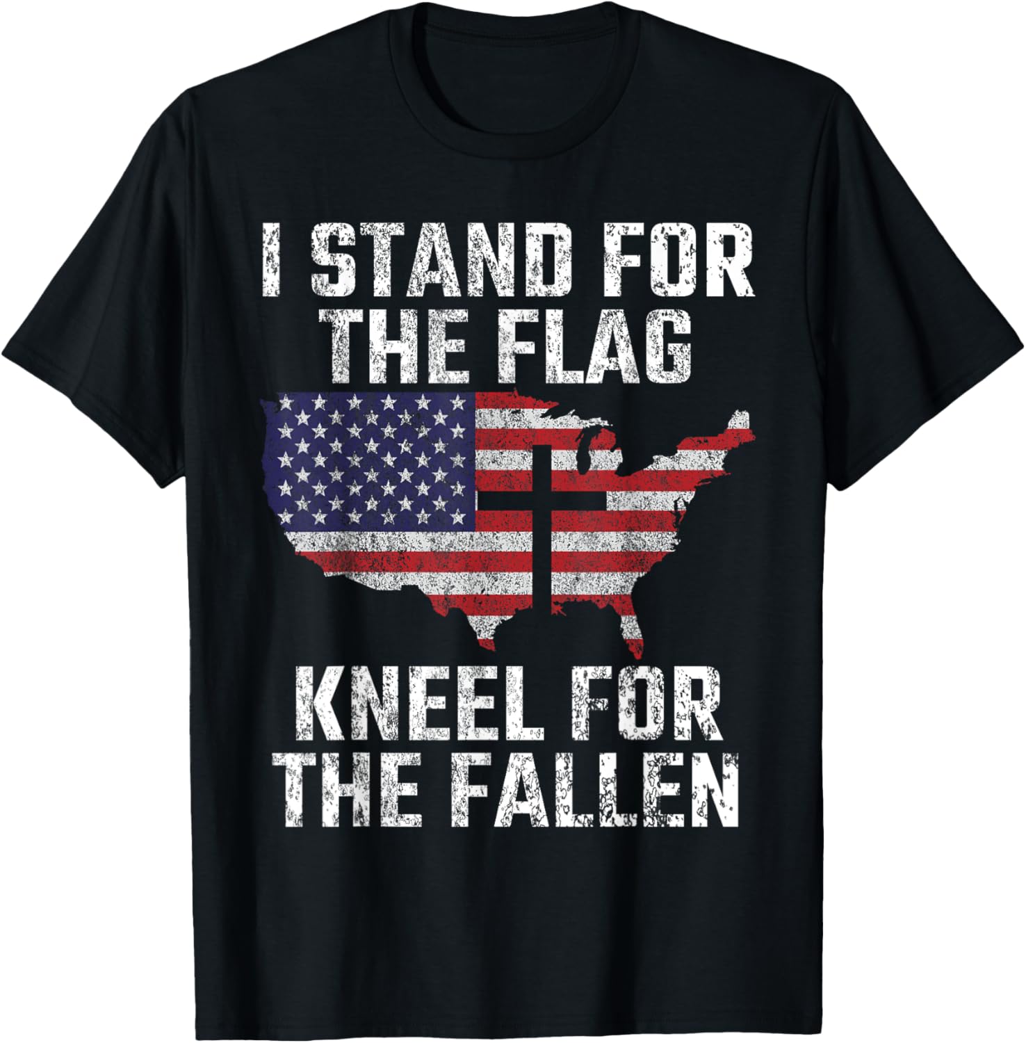I Stand For The Flag And Kneel For The Fallen Patriotic Usa