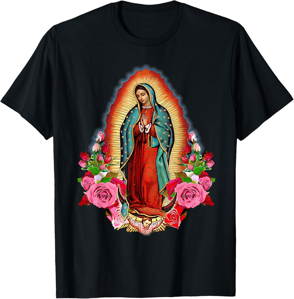 Our Lady of Guadalupe Saint Virgin Mary Shirt 127
