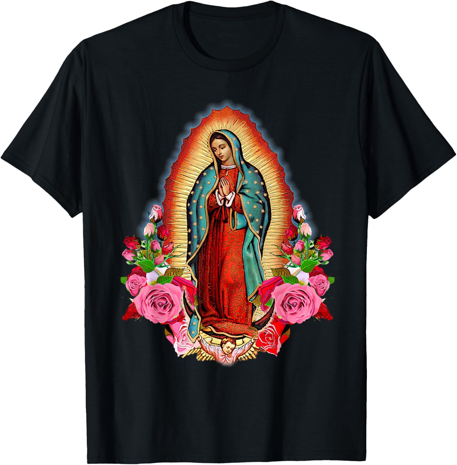 Our Lady of Guadalupe Saint Virgin Mary Shirt 92