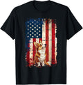 Corgi American Flag Usa Patriotic 4Th Of July