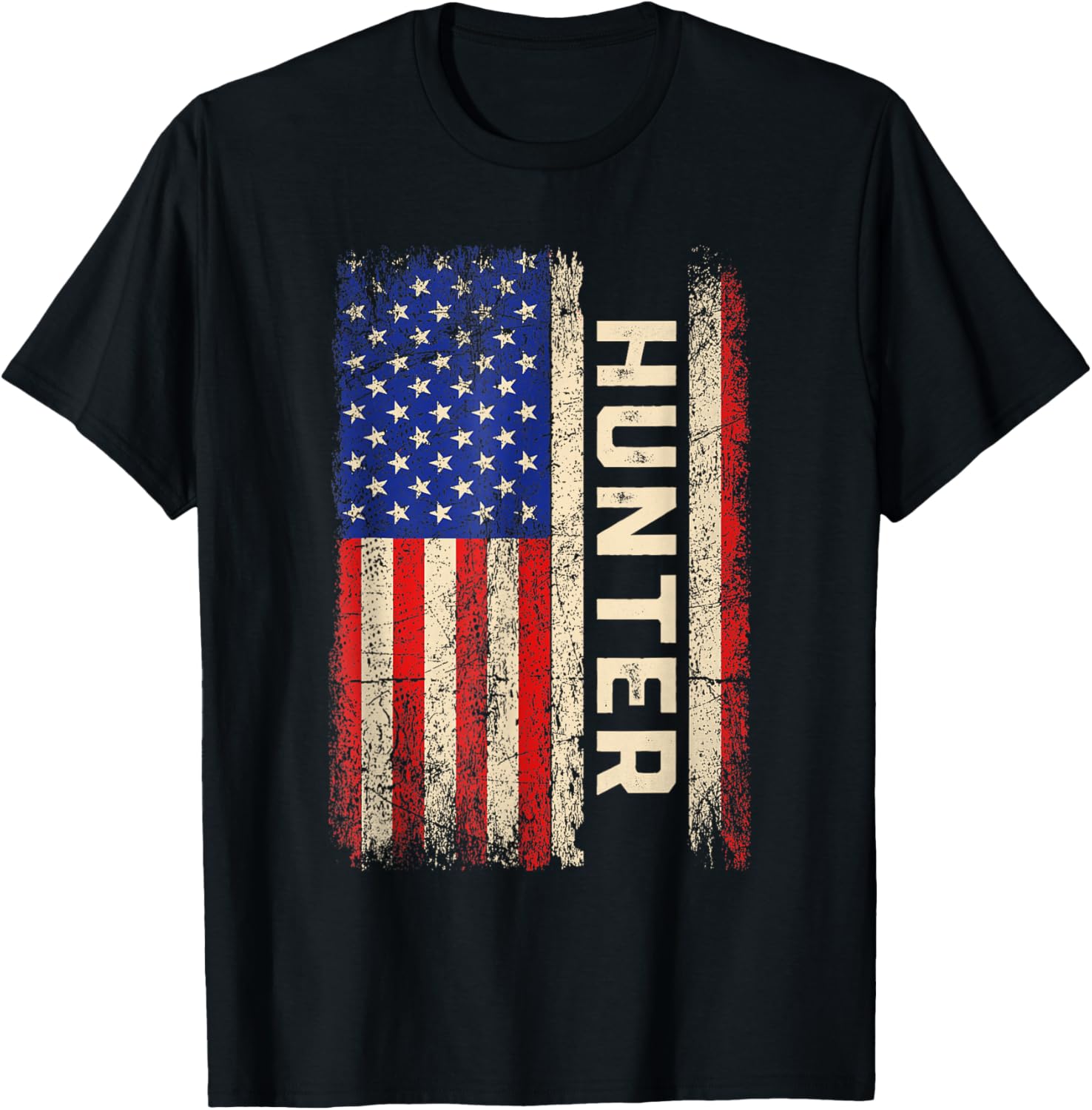 Hunter Last Name Shirt Hunter Name American Flag
