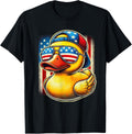Rubber Duck Shirt Usa Flag Gift Funny Duckie Cool Duck