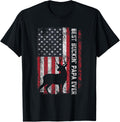 Usa Flag Best Buckin Papa Ever Deer Hunting Fathers Day
