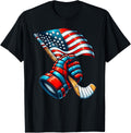 Patriotic Ice Hockey 4Th Of July Usa Independence Day