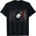 American Flag Billiards Pool Player Apparel Billiard