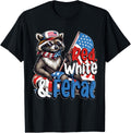 Raccoon 4Th Of July Patriotic Cute Red White And Feral