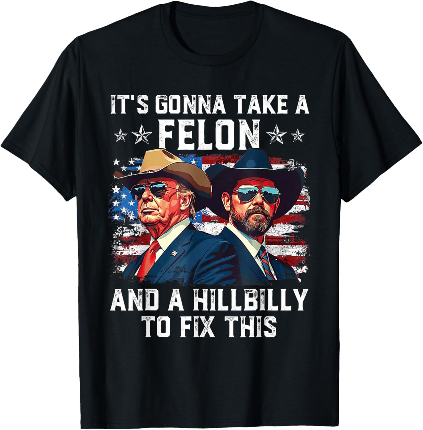 Trump Vance 2024 Usa Flag Tee T Shirt Unisex Adults Black Small Short Sleeve Polyester 100 Political Theme Lightweight Unique Graphic Print