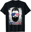 Dad Life Beard Sunglasses Usa Flag Fathers Day 4Th Of July