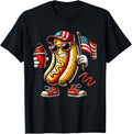 4Th Of July Hotdog Funny Patriotic Usa Flag Boys Men Kids