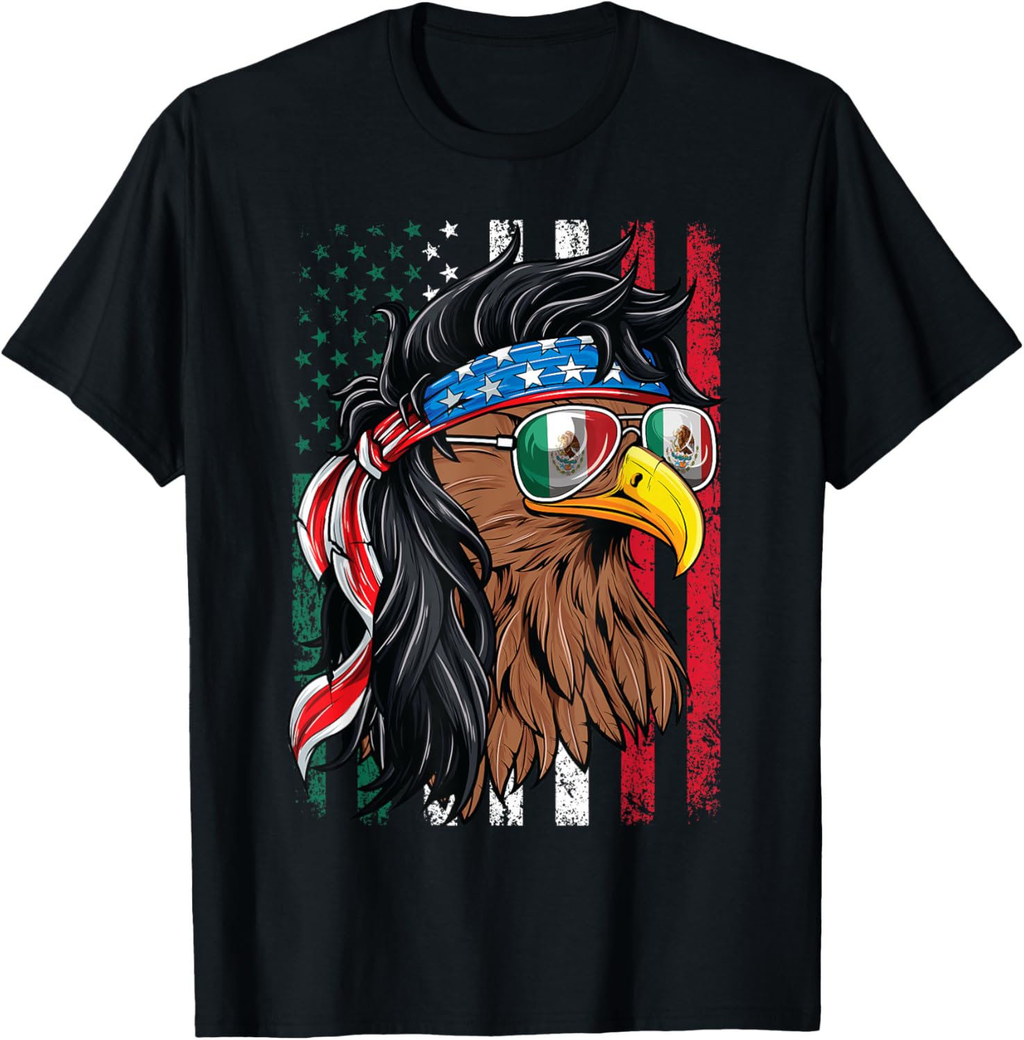 Mexican American Shirt Mexico Usa Flag July 4Th Mexican