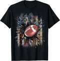 Patriotic Football 4Th Of July Men Usa American Flag Boys