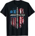 Jesus Is My Savior Trump Is My President 2024 Usa Flag Cross