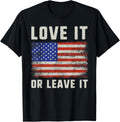 Love It Or Leave It Usa Flag American Citizen Patriotic