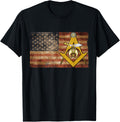 Shriners Usa Flag Emblem Compass Square Mason Fathers Day