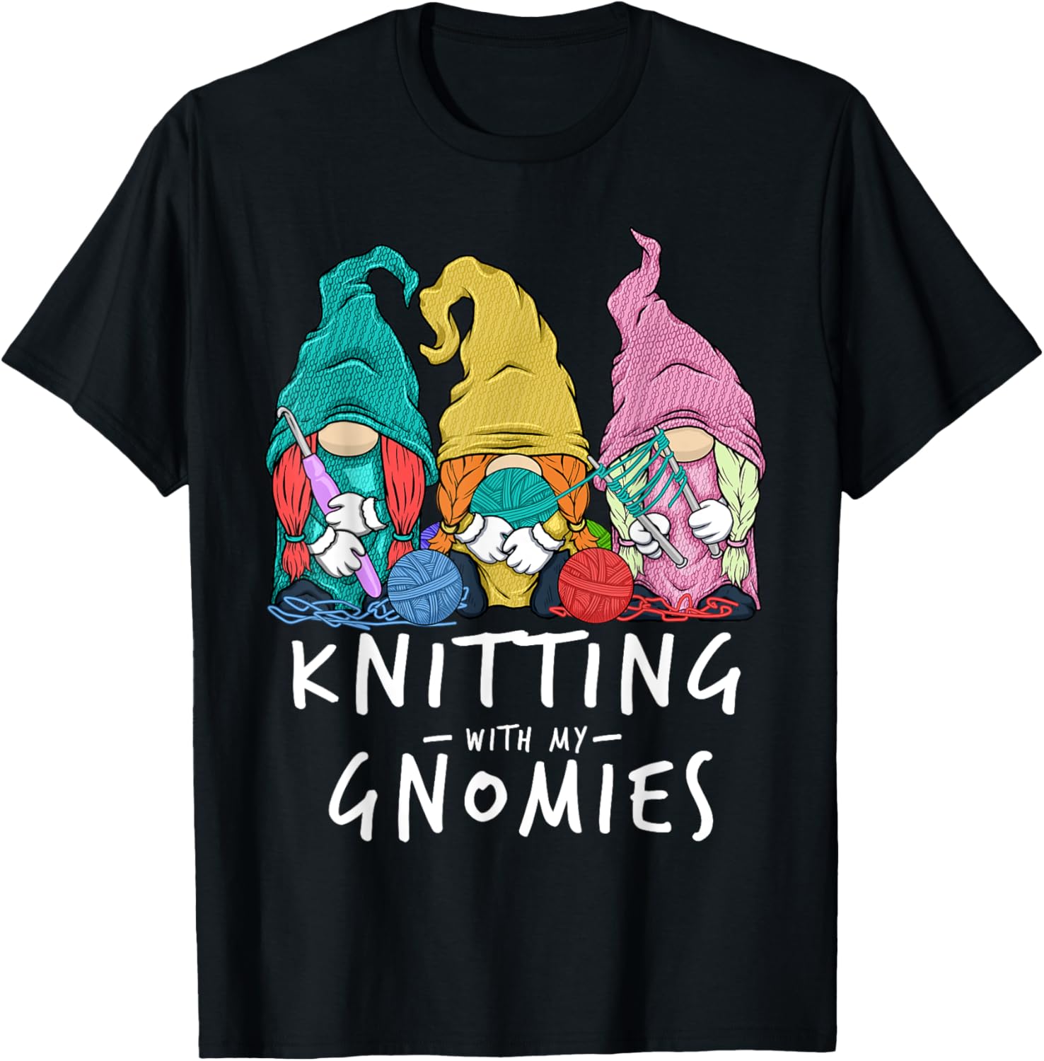 Knitting With My Gnomies Yarn Gnomes Knitting