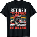 Retired Truck Driver Usa Freight Truck Retirement Trucker