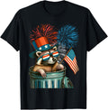 Funny Raccoon 4Th Of July American Flag Patriotic Raccoon
