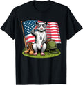 Salute Possum American Usa Flag Memorial Day 4Th Of July
