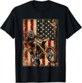 Basbo Unisex Kids American Flag Dirt Bike Motocross