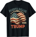 Puerto Ricans For Trump 2024 Usa Flag Hispanic Latinos