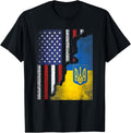 Ukrainian American Flag Ukraine Usa America Roots