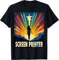 Screen Printer Funny Female Hero Job Women