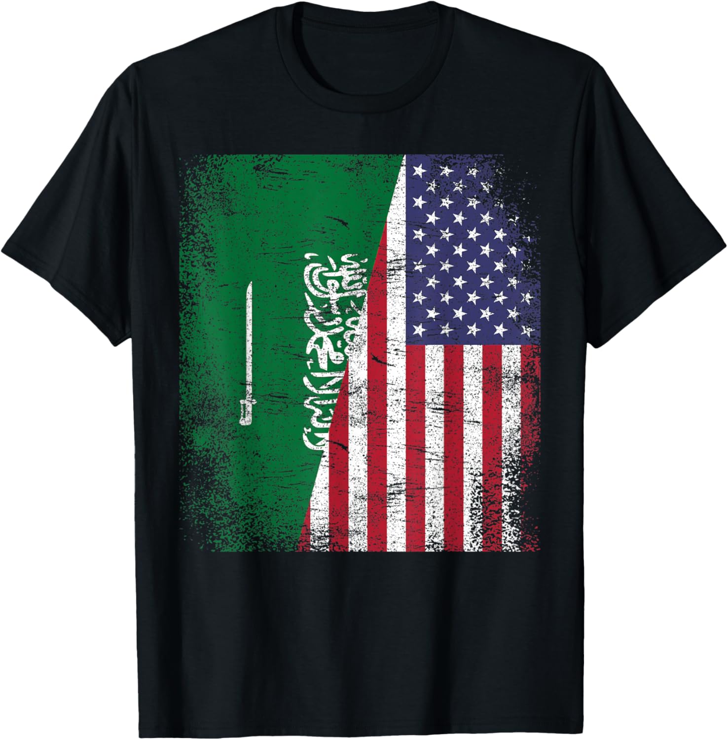 Usa Saudi Arabia Flag