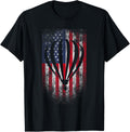 Hot Air Balloon Vintage Usa Flag